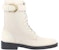 (W) CHARLES & KEITH Gabine But Rendah Kulit Ikat Bootie 'Putih Kapur' SL1-90280046_CHALK
