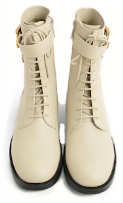 (Women) CHARLES & KEITH Gabine Leather Low Heel Lace-Up Bootie 'Chalk White' SL1-90280046_CHALK Purchase (Women) CHARLES & KEITH Gabine Leather Low Heel Lace-Up Bootie 'Chalk White' SL1-90280046_CHALK