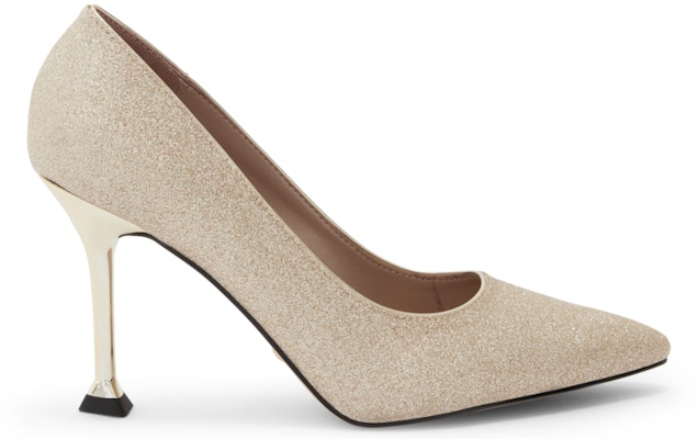 (Women) CHARLES & KEITH Glitter Knit Pointed Toe Pumps 'Bridal Gold' SL1-60280366-2 Order (Women) CHARLES & KEITH Glitter Knit Pointed Toe Pumps 'Bridal Gold' SL1-60280366-2