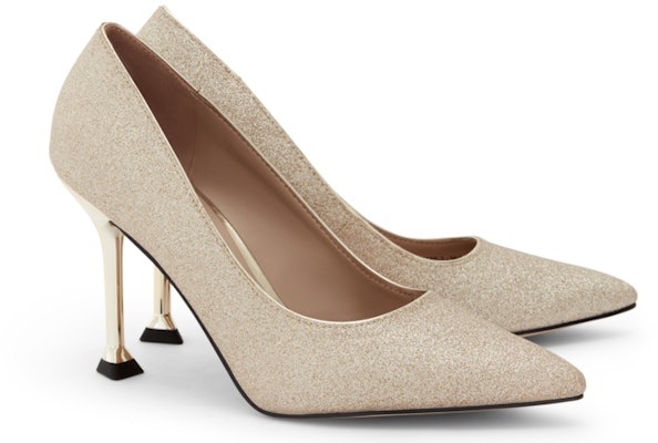 (Women) CHARLES & KEITH Glitter Knit Pointed Toe Pumps 'Bridal Gold' SL1-60280366-2 Lookbook (Women) CHARLES & KEITH Glitter Knit Pointed Toe Pumps 'Bridal Gold' SL1-60280366-2