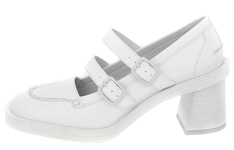 Buy (W) CHARLES & KEITH Haisley Double Strap Mary Jane Heels 'Putih' CK1-60361369_WHITE