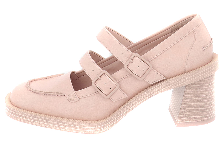 (Women) CHARLES & KEITH Haisley Double Strap Mary Jane Heels 'Pink' CK1-60361369_PINK