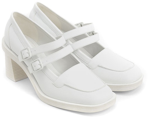 (W) CHARLES & KEITH Haisley Sepatu Heels Mary Jane Tali Ganda 'Putih' CK1-60361369_WHITE Lookbook (W) CHARLES & KEITH Haisley Sepatu Heels Mary Jane Tali Ganda 'Putih' CK1-60361369_WHITE