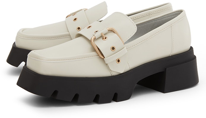 (W) 찰스앤키스 JK 메탈 버클 핑크 화이트 플랫폼 로퍼 CK1-70900335_CHALK Lookbook (W) 찰스앤키스 JK 메탈 버클 핑크 화이트 플랫폼 로퍼 CK1-70900335_CHALK
