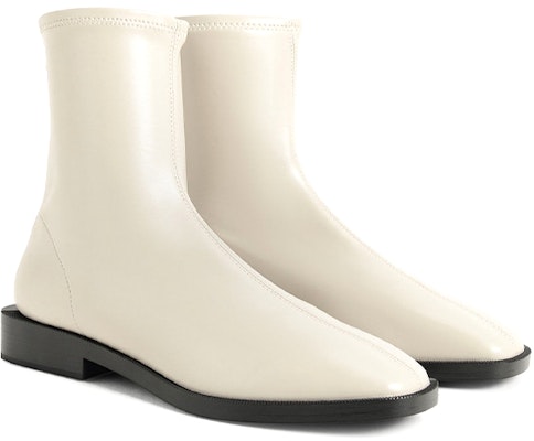 (Women) CHARLES & KEITH Kitten Heel Ankle Boots 'Pink White' CK1-90900090_CHALK Lookbook (Women) CHARLES & KEITH Kitten Heel Ankle Boots 'Pink White' CK1-90900090_CHALK