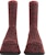 (W) CHARLES & KEITH Kasut Boot Tumit Tinggi Knit Platform 'Wine Red' untuk Keselesaan. CK1-90380119_BURGUNDY