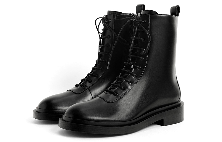 Lookbook (W) CHARLES & KEITH But Hitam Kulit Anak Lembu Ber tali CK1-90580149_BLACK