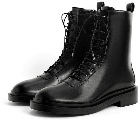 (Women) CHARLES & KEITH Lace-Up Calf Leather Ankle Boots 'Black' CK1-90580149_BLACK Lookbook (Women) CHARLES & KEITH Lace-Up Calf Leather Ankle Boots 'Black' CK1-90580149_BLACK
