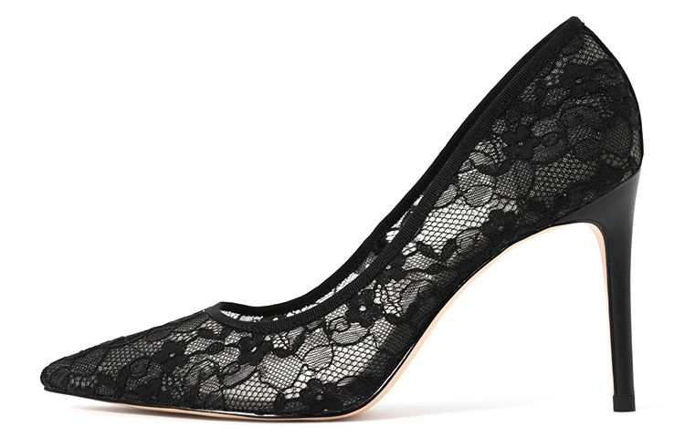 Buy (W) CHARLES & KEITH Sepatu Hak Tinggi Renda 'Hitam' CK1-60280306_BLACK