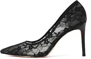 (Women) CHARLES & KEITH Lace Stiletto Heels 'Black' CK1-60280306_BLACK (Women) CHARLES & KEITH Lace Stiletto Heels 'Black' CK1-60280306_BLACK