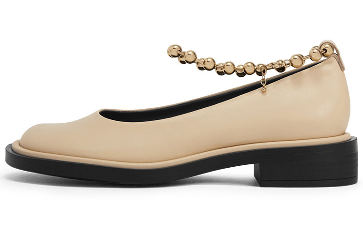 Lookbook (W) CHARLES & KEITH ラムスキンレトロチェーンパンプス (メタリック) SL1-71720098