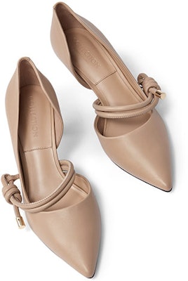(Women) CHARLES & KEITH Leather Ankle-Strap Pointed High Heels 'Nude' SL1-60280394_NUDE Lookbook (Women) CHARLES & KEITH Leather Ankle-Strap Pointed High Heels 'Nude' SL1-60280394_NUDE