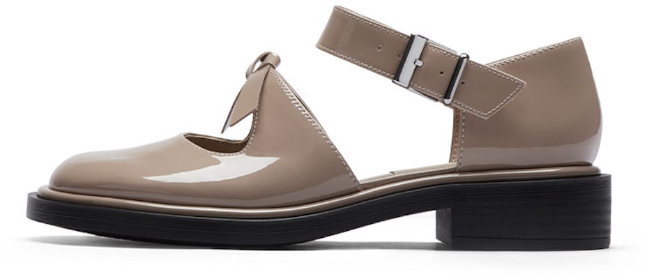 (Women) CHARLES & KEITH Leather Fabric Twist Strap Mary Jane Low Heels 'Grey-Brown' SL1-71720090_TAUPE Buy (Women) CHARLES & KEITH Leather Fabric Twist Strap Mary Jane Low Heels 'Grey-Brown' SL1-71720090_TAUPE