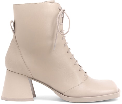 (W) CHARLES & KEITH 가죽 레이스업 앵클부츠 (그레이 브라운) SL1-90280044_TAUPE Order (W) CHARLES & KEITH 가죽 레이스업 앵클부츠 (그레이 브라운) SL1-90280044_TAUPE