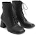(W) CHARLES & KEITH But Kasut Kulit Bertali Buku Lali 'Hitam' SL1-90280044_BLACK