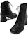(W) CHARLES & KEITH But Kasut Kulit Bertali Buku Lali 'Hitam' SL1-90280044_BLACK
