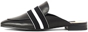 Buy (W) CHARLES & KEITH Leather Loafer Mules 'Hitam' SL1-71720046_BLACK