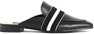 (W) CHARLES & KEITH Leather Loafer Mules 'Hitam' SL1-71720046_BLACK