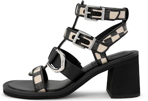 (Women) CHARLES & KEITH Leather Woven Cut-Out High Heel Sandals 'Roman' SL1-61870006 (Women) CHARLES & KEITH Leather Woven Cut-Out High Heel Sandals 'Roman' SL1-61870006