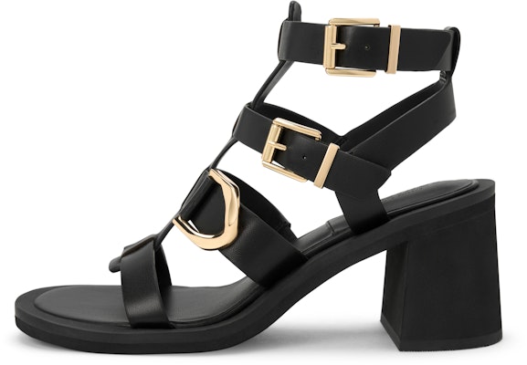 (Women) CHARLES & KEITH Leather Woven Cut-Out High Heel Sandals 'Roman' SL1-61870006 Order (Women) CHARLES & KEITH Leather Woven Cut-Out High Heel Sandals 'Roman' SL1-61870006