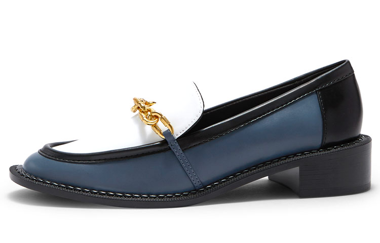 (Women) CHARLES & KEITH Loafer 'Chain Strap Embellished Multicolor' CK1-70380875_MULTI