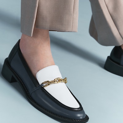 (W) CHARLES & KEITH Loafer 'Rantai Berhias Pelbagai Warna' CK1-70380875_MULTI Details for (W) CHARLES & KEITH Loafer 'Rantai Berhias Pelbagai Warna' CK1-70380875_MULTI