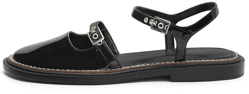 (W) CHARLES & KEITH Sandal Hak Rendah 'Simplified Stitching Hitam' CK1-70900298_BLACK Buy (W) CHARLES & KEITH Sandal Hak Rendah 'Simplified Stitching Hitam' CK1-70900298_BLACK