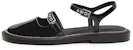 (Women) CHARLES & KEITH Low-Heel Sandal 'Simplified Stitching Black' CK1-70900298_BLACK