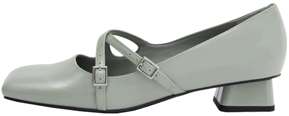 (W) CHARLES & KEITH Bailarinas Mary Jane 'Gris Verde con Correa Cruzada' CK1-61720076_Sage-Green Buy (W) CHARLES & KEITH Bailarinas Mary Jane 'Gris Verde con Correa Cruzada' CK1-61720076_Sage-Green