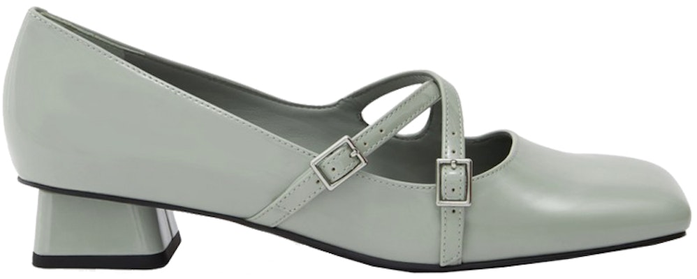 (W) CHARLES & KEITH Bailarinas Mary Jane 'Gris Verde con Correa Cruzada' CK1-61720076_Sage-Green Order (W) CHARLES & KEITH Bailarinas Mary Jane 'Gris Verde con Correa Cruzada' CK1-61720076_Sage-Green