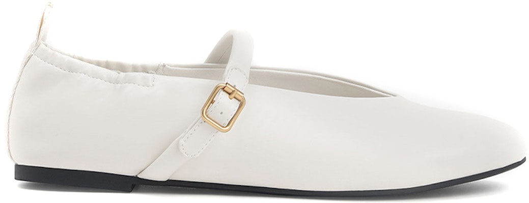 (Women) CHARLES & KEITH Mary Jane Flats 'White' CK1-70580168_CHALK Order (Women) CHARLES & KEITH Mary Jane Flats 'White' CK1-70580168_CHALK