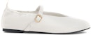 (W) CHARLES & KEITH Mary Jane Flats 'Putih' CK1-70580168_CHALK