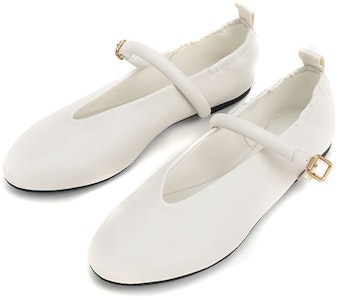 (W) CHARLES & KEITH Sepatu Datar Mary Jane 'Putih' CK1-70580168_CHALK Lookbook (W) CHARLES & KEITH Sepatu Datar Mary Jane 'Putih' CK1-70580168_CHALK