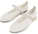 (W) CHARLES & KEITH Mary Jane Flats 'Putih' CK1-70580168_CHALK