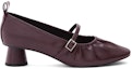 Order (Women) CHARLES & KEITH Mary Jane Heels 'Burgundy Ruched' CK1-60580210_BURGUNDY