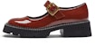 (W) CHARLES & KEITH Mary Jane PLATFORM 'Brandy White' Wanita CK1-70380909_COGNAC