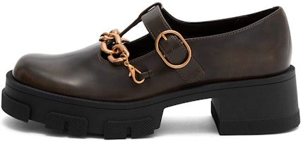 (Women) CHARLES & KEITH Mary Jane Platform 'Military Green Chain' CK1-70900323_MILITARYGREEN (Women) CHARLES & KEITH Mary Jane Platform 'Military Green Chain' CK1-70900323_MILITARYGREEN