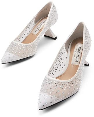 (W) CHARLES & KEITH Sepatu Hak Tinggi Jala 'Batu Permata Putih' SL1-60920051-A_WHITE Lookbook (W) CHARLES & KEITH Sepatu Hak Tinggi Jala 'Batu Permata Putih' SL1-60920051-A_WHITE