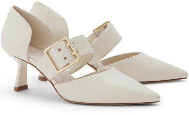 (W) (女性用) チャールズ & キース メタルバックル ポインテッドトゥ スティレット 'ゴールドアクセント' CK1-60280279 CK1-60280279 Order (W) (女性用) チャールズ & キース メタルバックル ポインテッドトゥ スティレット 'ゴールドアクセント' CK1-60280279 CK1-60280279