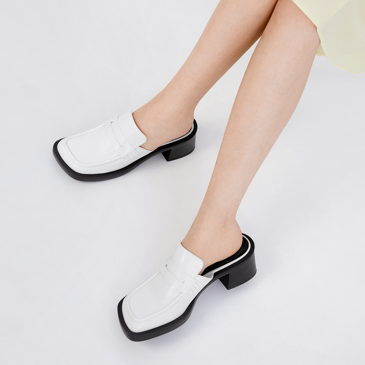 Order (W) CHARLES & KEITH Mule 'Chunky High Heel Minimalis' CK1-60580247