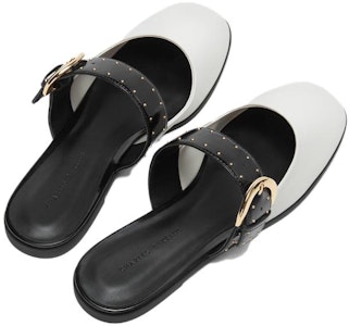 (W) CHARLES & KEITH Muller Heels Rendah 'Pink Putih Colorblock' CK1-70580187_CHALK Shop (W) CHARLES & KEITH Muller Heels Rendah 'Pink Putih Colorblock' CK1-70580187_CHALK