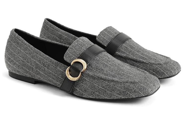 Lookbook (W) CHARLES & KEITH ペニーローファー 究極の快適グレー CK1-70380889_GREY