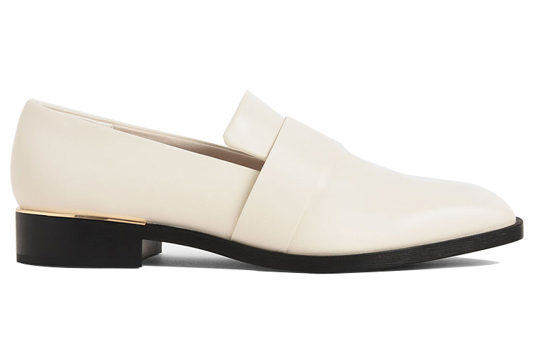 Order (W) CHARLES & KEITH Kasut Loafer Penny Flat 'Merah Jambu Putih' CK1-70380806_CHALK