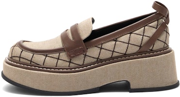 (Women) CHARLES & KEITH Platform Loafers 'Brown Quilted' CK1-70900304-A_BROWN (Women) CHARLES & KEITH Platform Loafers 'Brown Quilted' CK1-70900304-A_BROWN