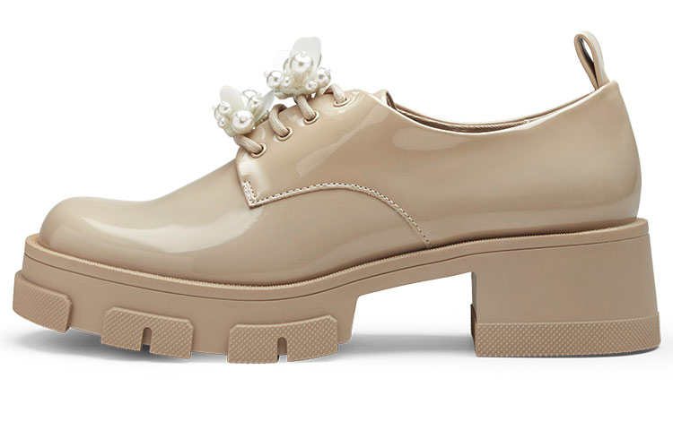 Lookbook CHARLES&KEITH PU 學院風厚底系帶鞋 4.7cm 女款