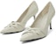 (Women) CHARLES & KEITH Pointed-Toe Stiletto 'Pink-White' CK1-60361350_CHALK