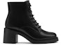 Order (W) CHARLES & KEITH PU 'Boot Pelana Tinggi Ala Inggeris Zip Sisi Hitam' CK1-90920134