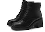 Lookbook (W) CHARLES & KEITH PU 'Boot Pelana Tinggi Ala Inggeris Zip Sisi Hitam' CK1-90920134