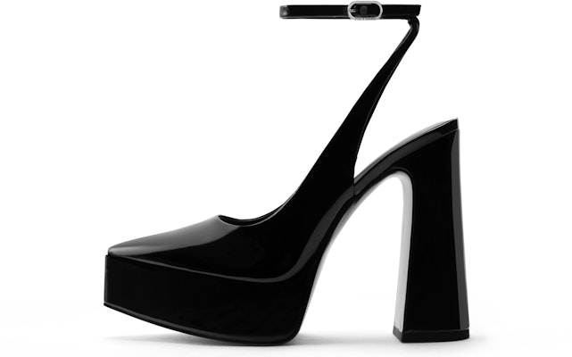 (Women) CHARLES & KEITH PU 'Fashion Peep-Toe Barbie Chunky High Heel Sandal' CK1-60361483 Buy (Women) CHARLES & KEITH PU 'Fashion Peep-Toe Barbie Chunky High Heel Sandal' CK1-60361483