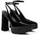 (W) CHARLES & KEITH PU 'Sandal Tumit Tinggi Chunky Peep-Toe Barbie Bergaya' CK1-60361483